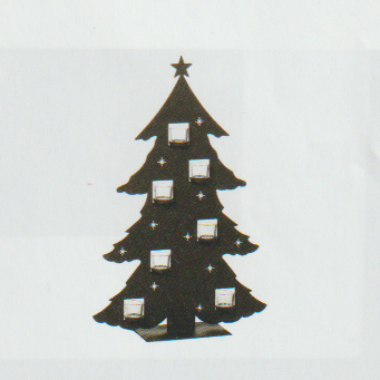 Weihnachtsbaum m.Windlicht